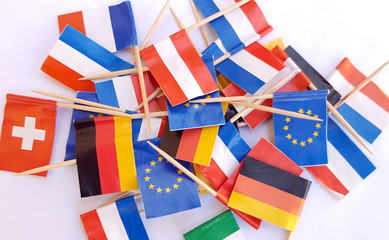 Fototapeta premium National flags of different countries