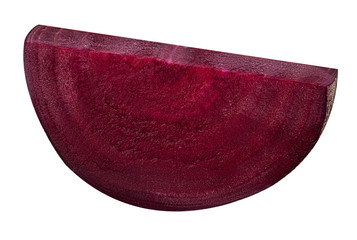 Fresh slice red beet root