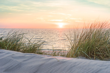 Fototapety  Zachód słońca nad Morzem Bałtyckim