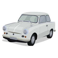 Vector illustration of a small car.
