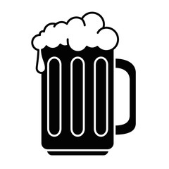 beer jar isolated icon