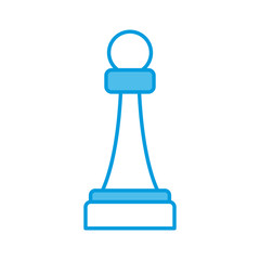 Chess game piece icon vector illustration graphic design