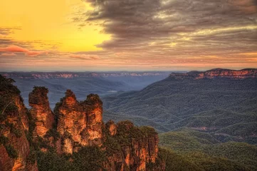 Printed roller blinds Three Sisters Blue Mountains Three Sisters