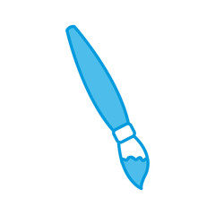 Paint brush art icon vector illustration graphic design