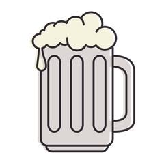 beer jar isolated icon