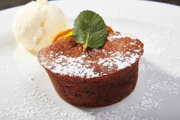 Gastronomic menu of luxury restaurant