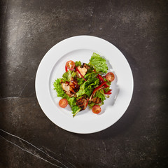Gastronomic menu of luxury restaurant