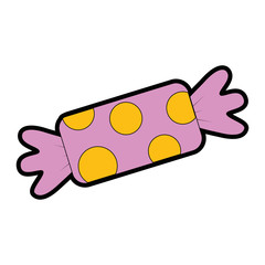 sweet candy isolated icon