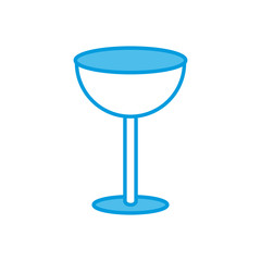 Glass cup isolated icon vector illustration graphic design