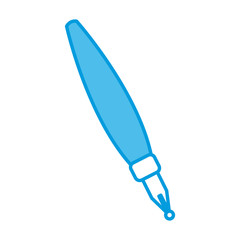 Fountain pen isolated icon vector illustration graphic