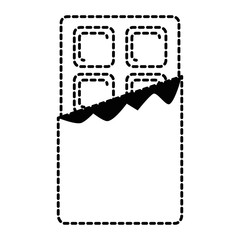 chocolate bar isolated icon