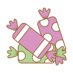 sweet candies isolated icon