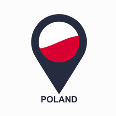 Polish-pin-flag-vector