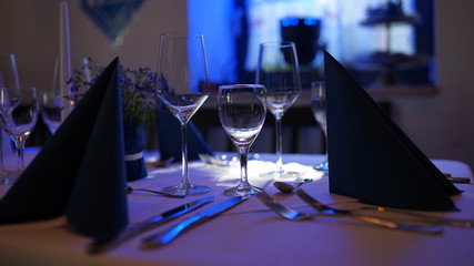 Gedeckter Tisch Event edel