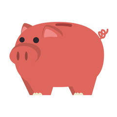 piggy savings isolated icon
