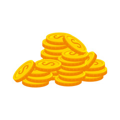 coins money isolated icon