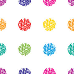 Big Dot seamless pattern. Abstract fashion black and white texture. Graphic style for wallpaper, wrapping, fabric, background, apparel, print production