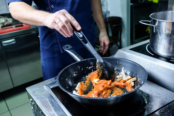 chef chef hands food restaurant