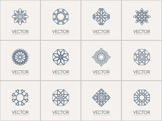Vector geometric symbols