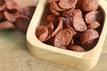 fresh milk chocolate corn flake