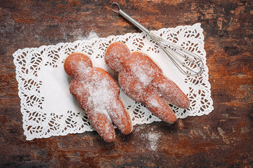 Little man shaped pastry