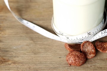 fresh milk chocolate corn flake