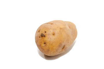 Fototapeta premium potato isolated on white background