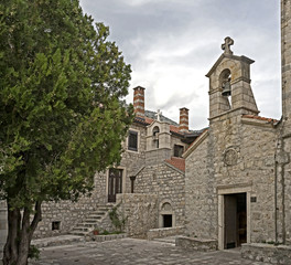Fototapeta na wymiar Orthodox monastery of Rezevici, Montenegro