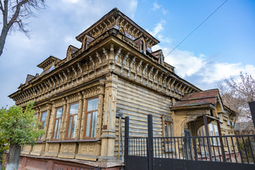 Old dilapidated abandoned building in a faraway provincial settlement
