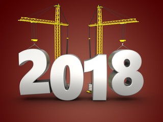 3d 2018 year with crane