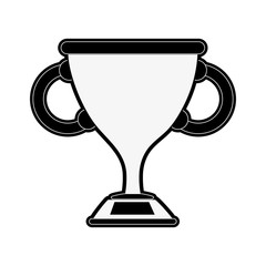 trophy cup icon image vector illustration design