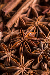 anise, baden, anise stars, spices, seasonings, stars, food, market, market, fragrance, east, cinnamon, cinnamon sticks