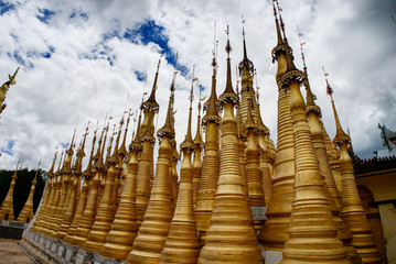 Shwe Inn Thein Paya near Inle Lake Myanmbar Burma Nyaung Shwe