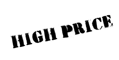 High Price rubber stamp. Grunge design with dust scratches. Effects can be easily removed for a clean, crisp look. Color is easily changed.