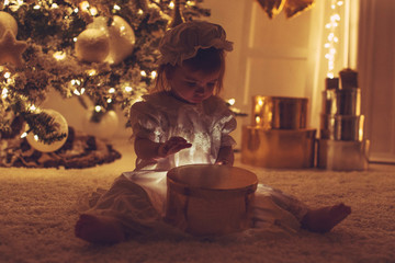 Child in Christmas 