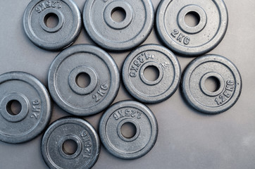 Bodybuilding hand training dumbbell