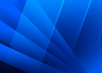 Obraz premium Blue geometric technological background. Template brochure, business card and layout design