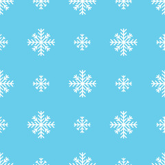 Seamless Snowflakes pattern Background for Christmas and New year. Vector Illustration