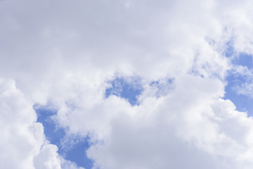 Blue sky and cloud.