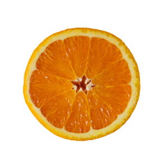 orange fruit white