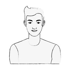 businessman handsome portrait icon image vector illustration design