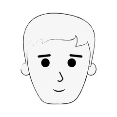 Obraz na płótnie Canvas man smiling icon image vector illustration design