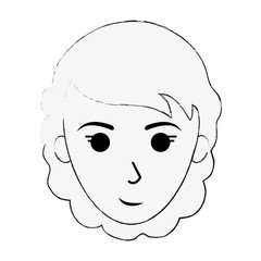 woman smiling icon image vector illustration design