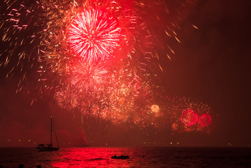 Fireworks In Rio de Janeiro