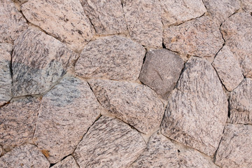 Lime stone rock texture isolated with sand pebble.