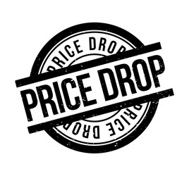 Price Drop rubber stamp. Grunge design with dust scratches. Effects can be easily removed for a clean, crisp look. Color is easily changed.
