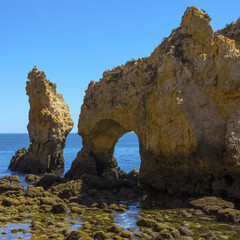 Grotto at Ponta da Piedade in Portugal