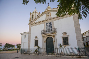 Fototapeta na wymiar Igreja de Santa Maria in Lagos Portugal