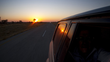 Obraz na płótnie Canvas Botswana Sunrise