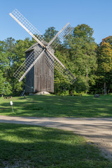 Obraz premium Old Windmill in the Willage